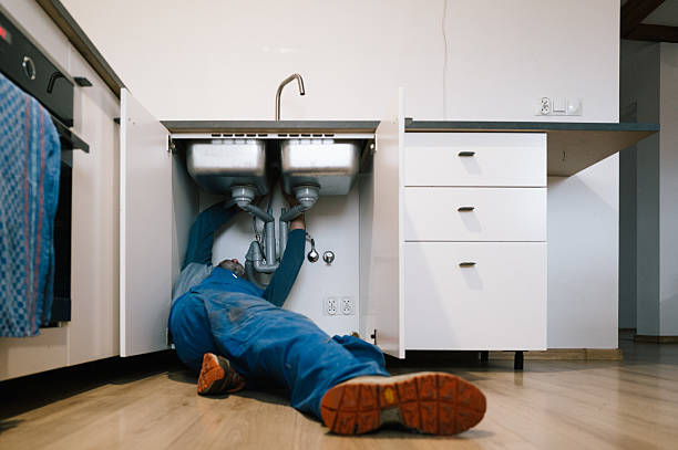 Professional Leak Detection technician working in Lowell, NC